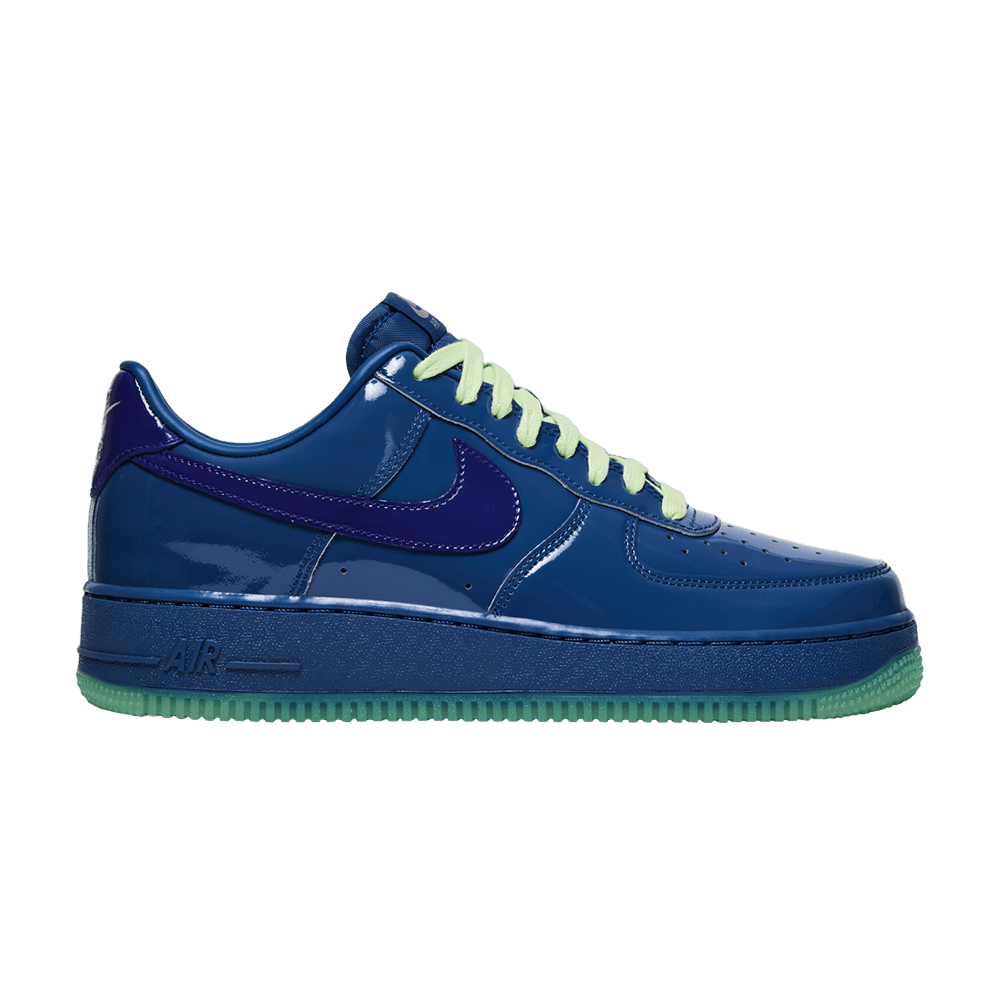 Nike Air Force 1 Low Cuir Verni Mystic Navy Grape Ice