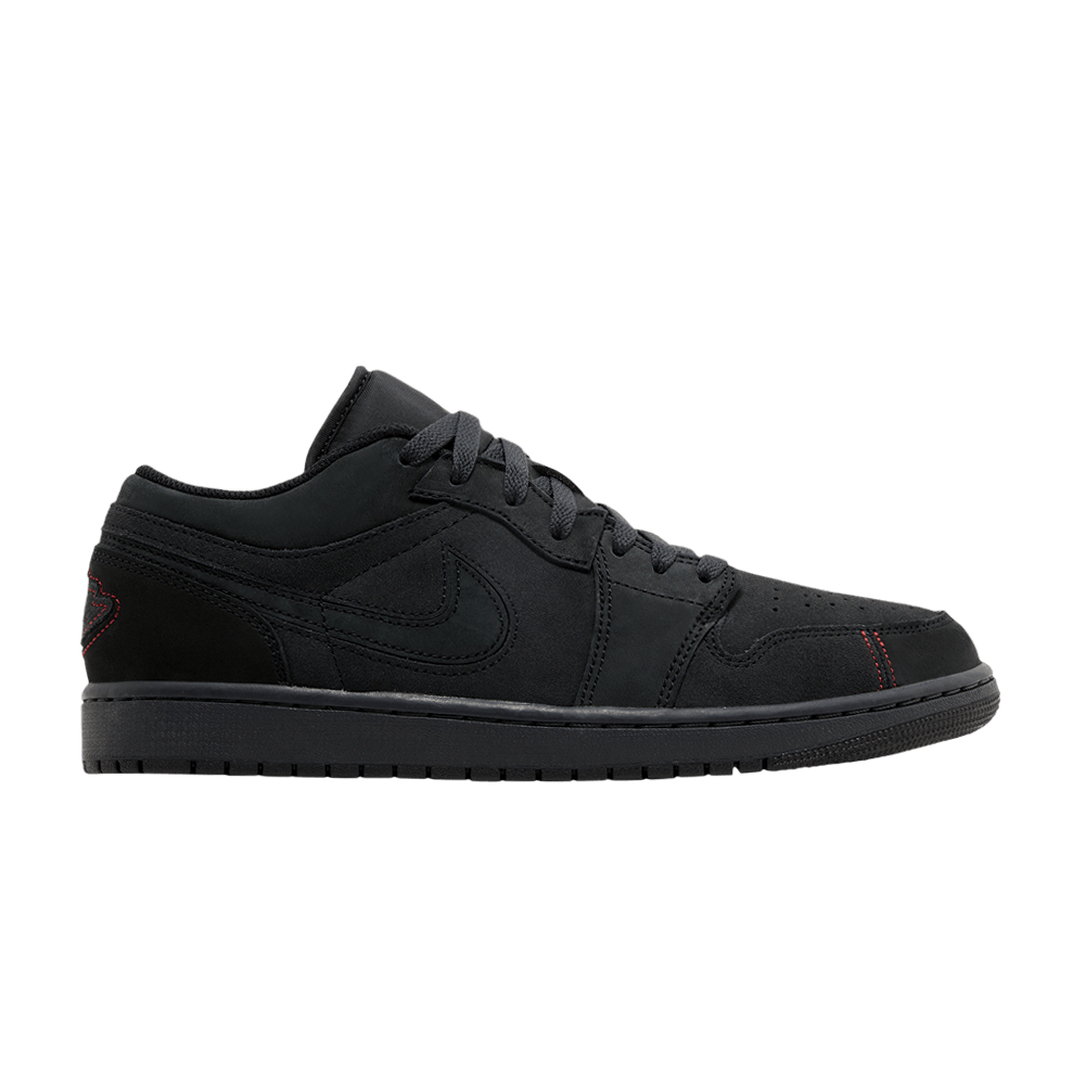 Jordan 1 Low SE Craft Gris Fumée Foncé Rouge Varsity