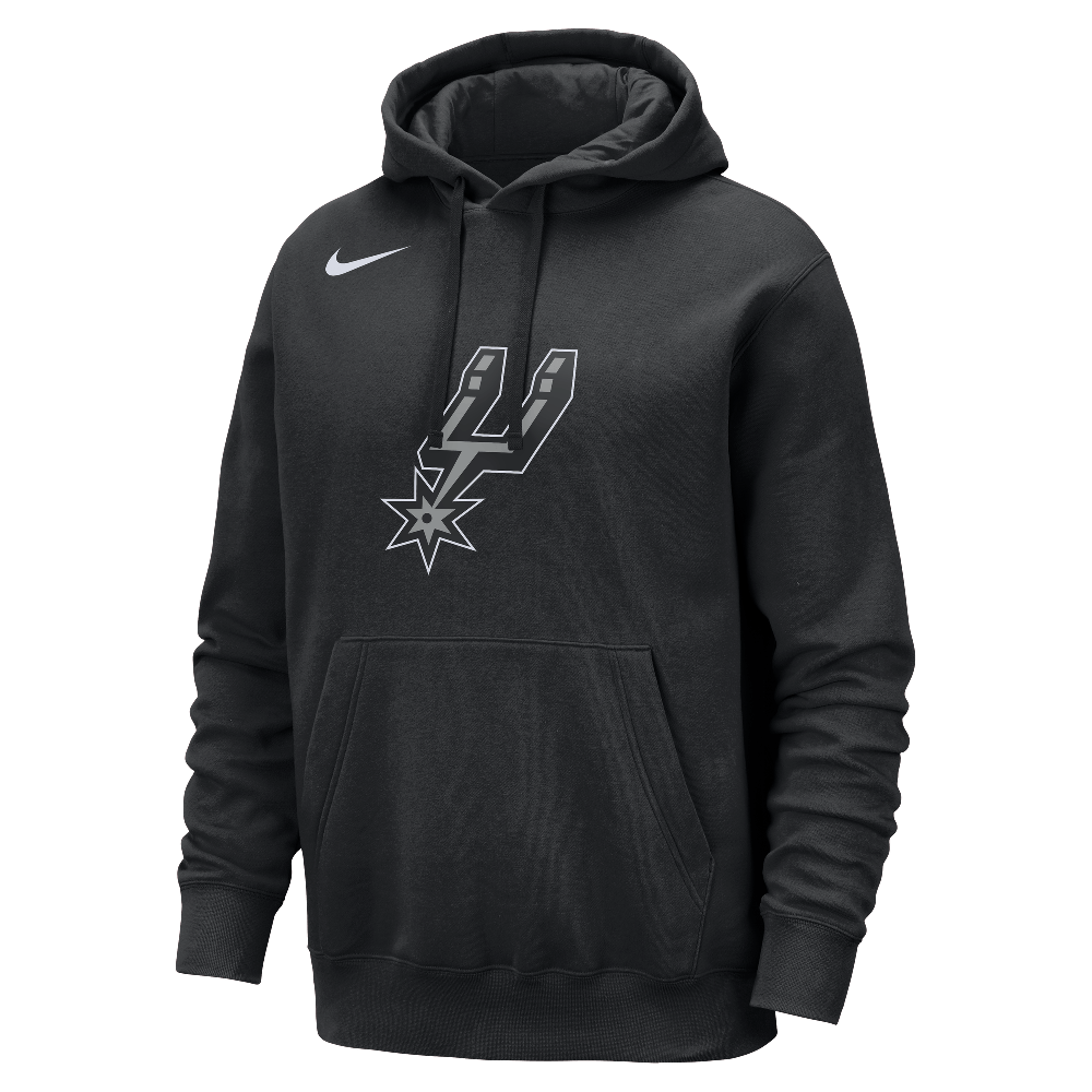 Sweat à capuche Nike NBA San Antonio Spurs Club pour homme – Noir