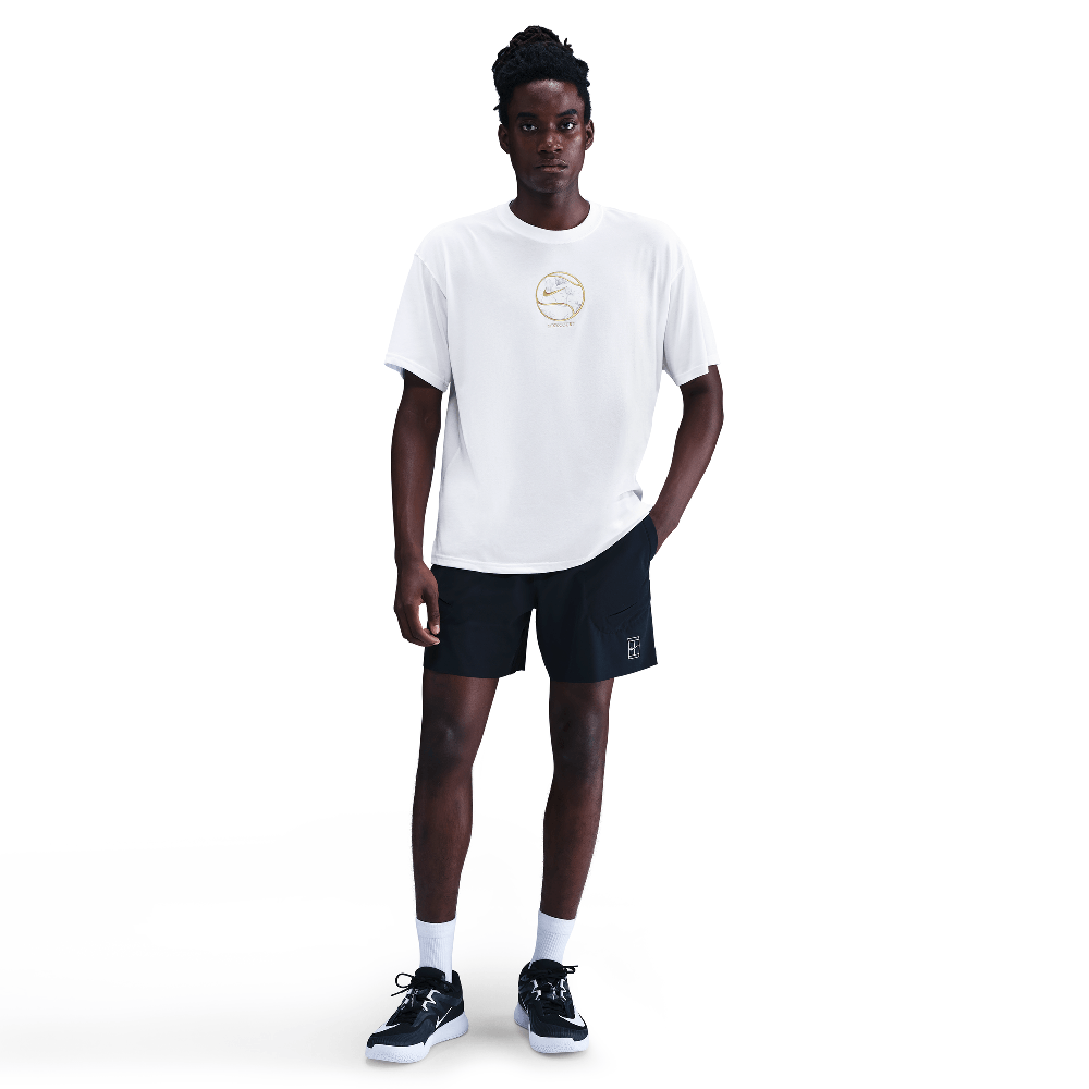 NikeCourt T-shirt Dri-FIT Max90 pour homme - Blanc