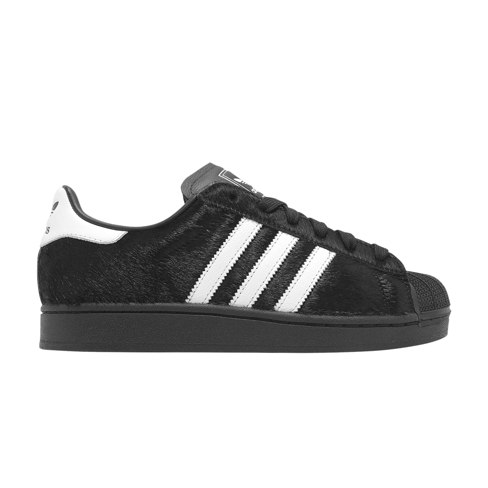 adidas Superstar II Black Ponyhair (Femmes)