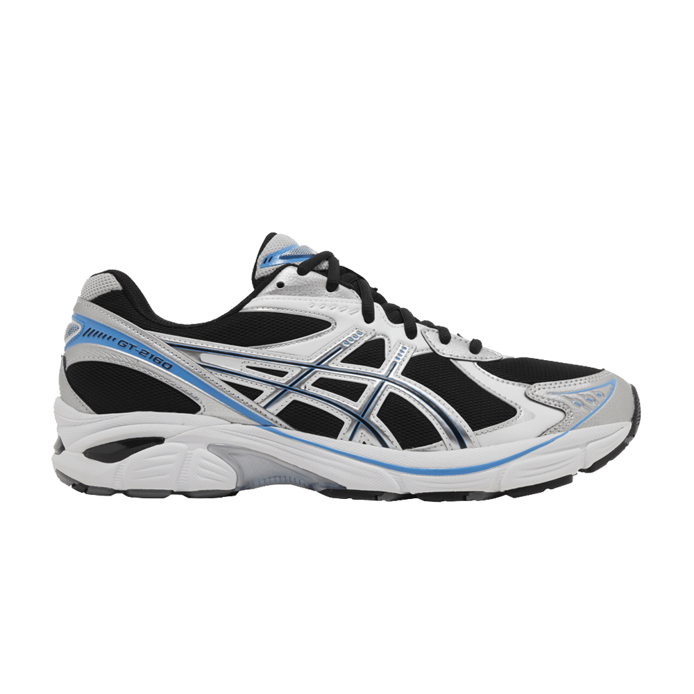 ASICS GT-2160 Noir Argent Pur Bleu Vif