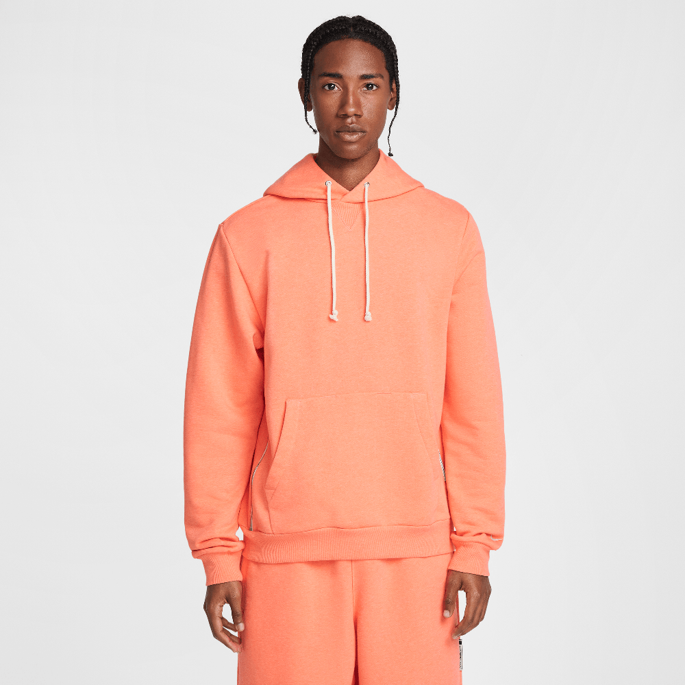 Sweat-shirt à capuche de basket-ball Nike Standard Issue Dri-FIT pour homme - Mangue sauvage claire/chiné/Ivoire pâle