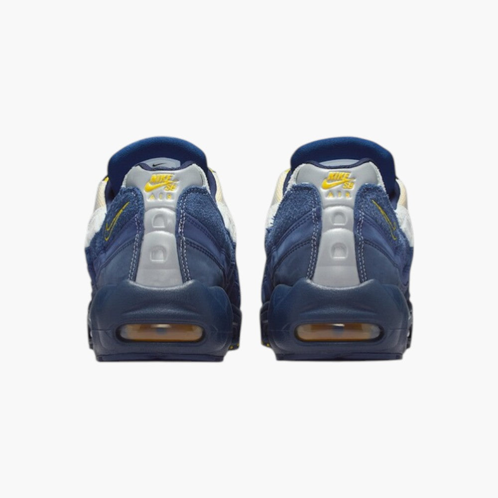 Nike Air Max 95 SB Eric Koston Obsidian Speed Yellow Sneaker Hinteransicht