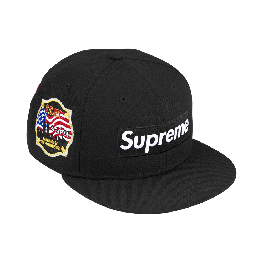 Supreme x FDNY Box Logo New Era 'Black'