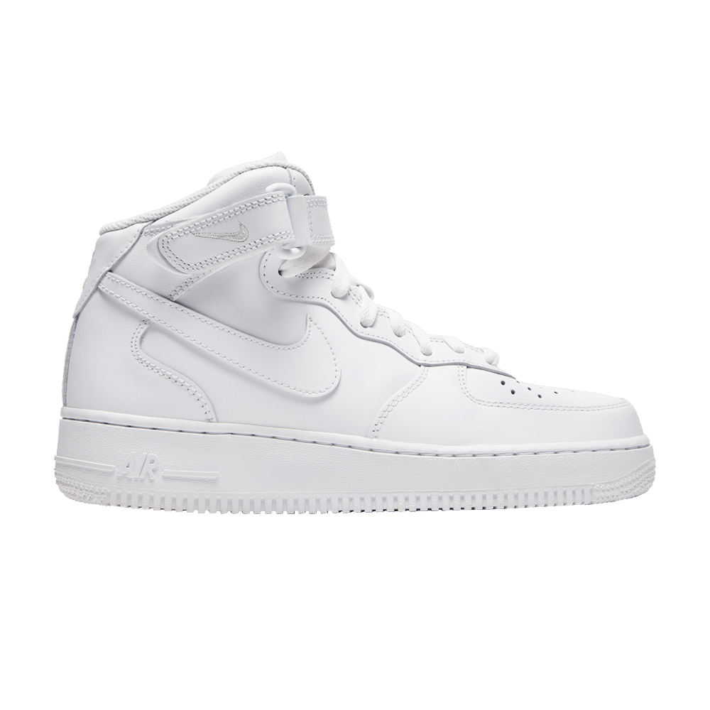 Nike Air Force 1 Mid Triple White (Women's)