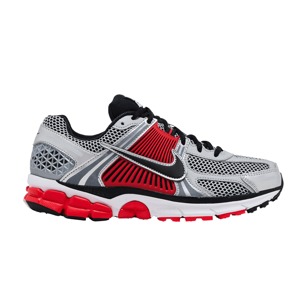 Nike Zoom Vomero 5 Cramoisi Vif Argent Métallique