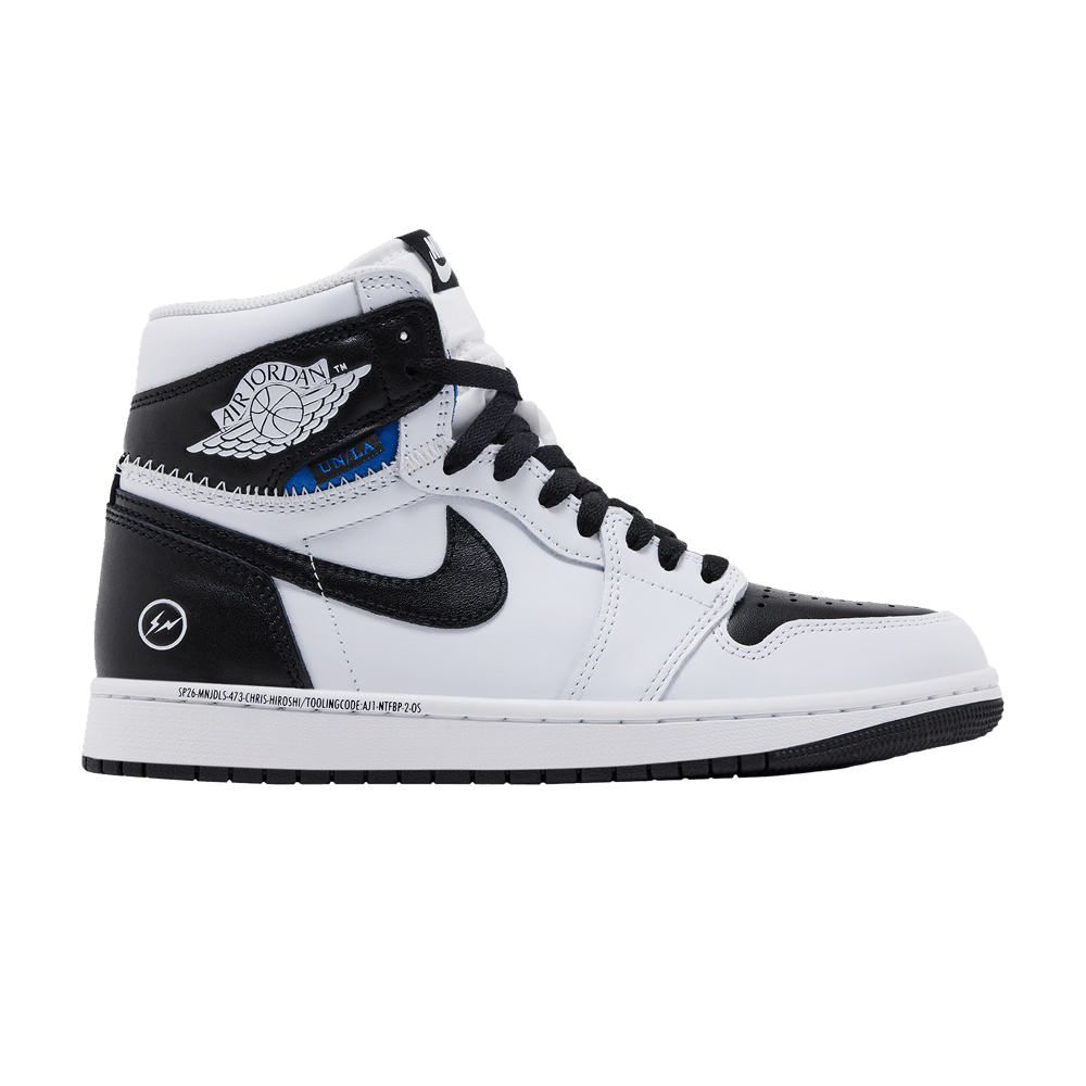 Jordan 1 Retro High OG SP Fragment x Union LA Blanc Noir