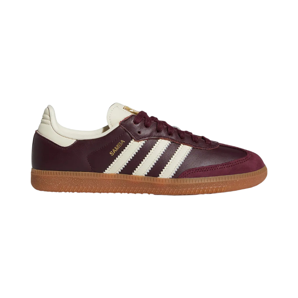 Adidas Samba OG Maroon Gold Metall